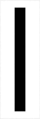 Tape Logic - 3-1/2" Long, Black/White Vinyl Letters - For Multi-Use - Apex Tool & Supply