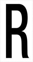 Tape Logic - 3-1/2" Long, Black/White Vinyl Letters - For Multi-Use - Apex Tool & Supply