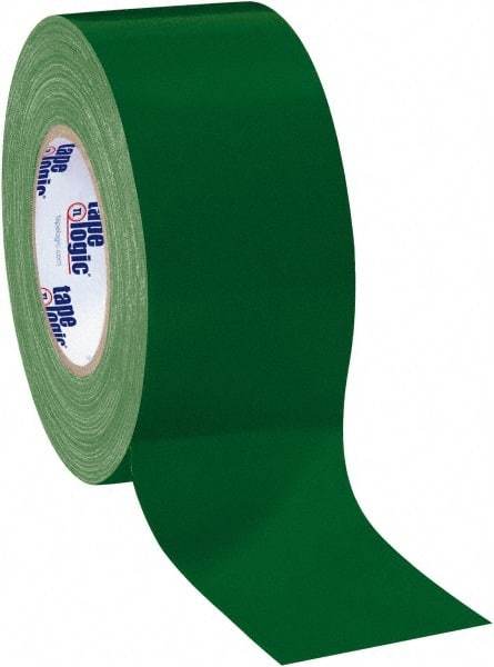 Tape Logic - 3" x 60 Yds Green Duct Tape - 10 mil, Rubber Adhesive - Apex Tool & Supply