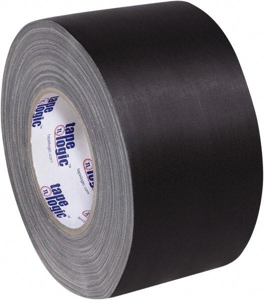 Tape Logic - 4" x 60 Yds Black Gaffers Tape - 11 mil, Rubber Adhesive - Apex Tool & Supply