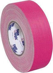 Tape Logic - 2" x 50 Yds Fluorescent Pink Gaffers Tape - 11 mil, Rubber Adhesive - Apex Tool & Supply