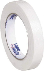 Tape Logic - 3/4" x 60 Yd Clear Hot Melt Adhesive Strapping Tape - Polypropylene Film Backing, 3.9 mil Thick, 100 Lb Tensile Strength - Apex Tool & Supply