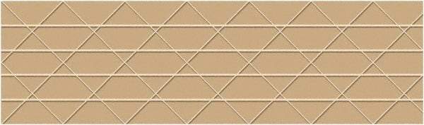Central - 72mm x 375' Kraft Water Activated Adhesive Packaging Tape - Paper Backing, 5.8 mil Thick - Apex Tool & Supply