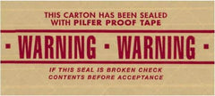 Tape Logic - 3" x 150 Yd Kraft Water Activated Adhesive Packaging Tape - Paper Backing, 5 mil Thick - Apex Tool & Supply