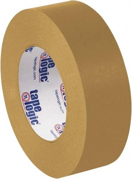 Tape Logic - 1-1/2" x 60 Yd Brown Rubber Adhesive Packaging Tape - Paper Backing, 7 mil Thick - Apex Tool & Supply