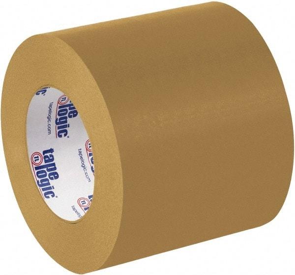 Tape Logic - 4" x 60 Yd Brown Rubber Adhesive Packaging Tape - Paper Backing, 7 mil Thick - Apex Tool & Supply