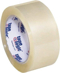 Tape Logic - 2" x 55 Yd Clear Acrylic Adhesive Packaging Tape - Polypropylene Film Backing, 3.5 mil Thick, 33.7 Lb Tensile Strength - Apex Tool & Supply