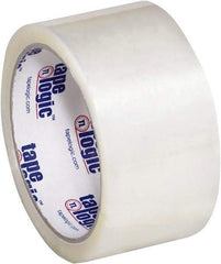 Tape Logic - 2" x 55 Yd Clear Hot Melt Adhesive Packaging Tape - Polypropylene Film Backing, 2.2 mil Thick - Apex Tool & Supply