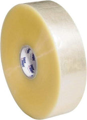 Tape Logic - 3" x 1,000 Yd Clear Hot Melt Adhesive Packaging Tape - Polypropylene Film Backing, 2.5 mil Thick, 36 Lb Tensile Strength - Apex Tool & Supply