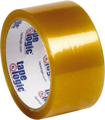 Tape Logic - 2" x 55 Yd Clear Rubber Adhesive Packaging Tape - Polypropylene Film Backing, 1.7 mil Thick - Apex Tool & Supply