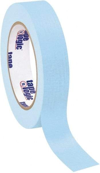 Tape Logic - 1" Wide x 60 Yd Long Blue Crepe Paper Masking Tape - 4.9 mil Thick - Apex Tool & Supply