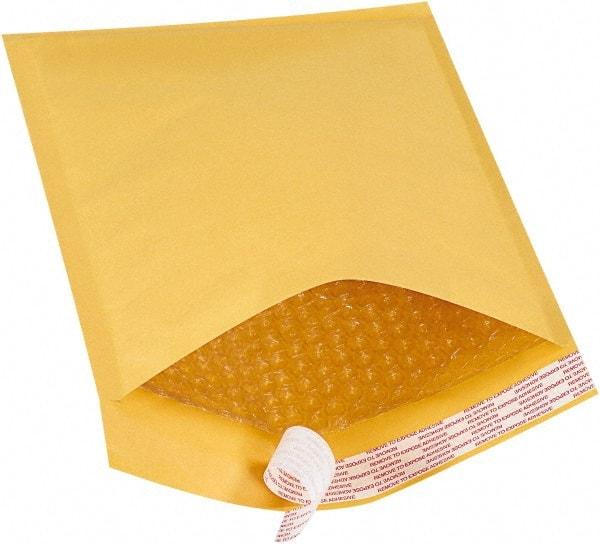 Value Collection - 12" Long x 8-1/2" Wide Peel-Off Self-Seal Bubble Mailer - Kraft - Apex Tool & Supply