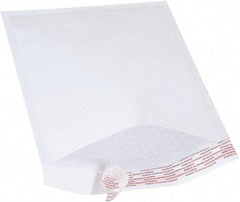 Made in USA - 12" Long x 8-1/2" Wide Peel-Off Self-Seal Bubble Mailer - White - Apex Tool & Supply