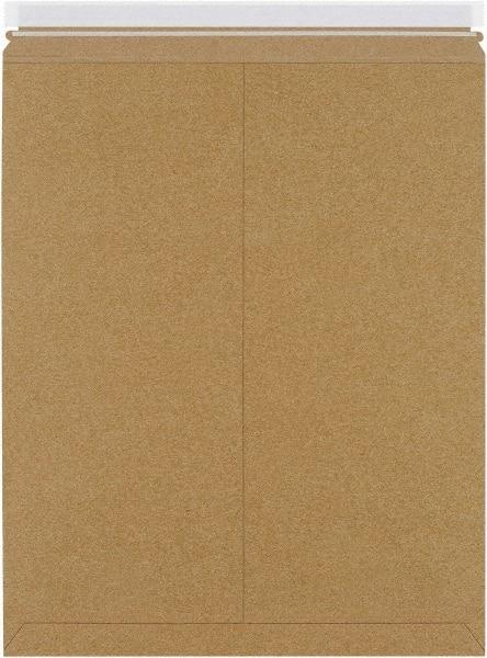 Made in USA - 21" Long x 17" Wide Peel-Off Self-Seal Flat Mailer - Kraft - Apex Tool & Supply