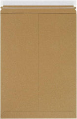 Made in USA - 18" Long x 13" Wide Peel-Off Self-Seal Flat Mailer - Kraft - Apex Tool & Supply