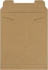 Made in USA - 13-1/2" Long x 11" Wide Regular Flat Mailer - Kraft - Apex Tool & Supply