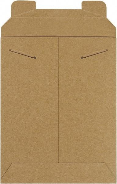 Made in USA - 9" Long x 7" Wide Regular Flat Mailer - Kraft - Apex Tool & Supply