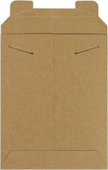 Made in USA - 9" Long x 7" Wide Regular Flat Mailer - Kraft - Apex Tool & Supply