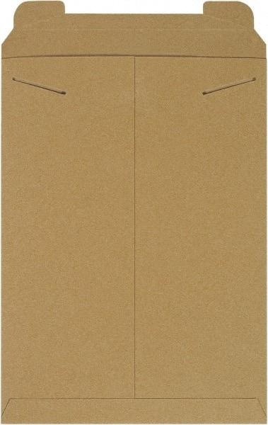 Made in USA - 18" Long x 13" Wide Regular Flat Mailer - Kraft - Apex Tool & Supply