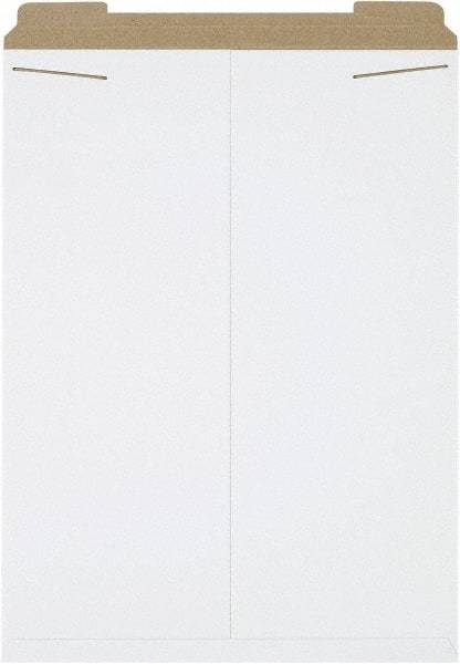 Made in USA - 27" Long x 20" Wide Regular Flat Mailer - White - Apex Tool & Supply