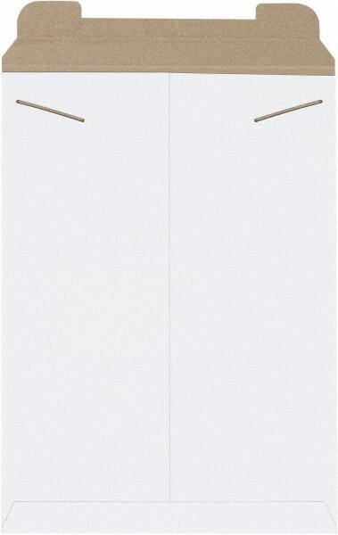 Made in USA - 18" Long x 13" Wide Regular Flat Mailer - White - Apex Tool & Supply