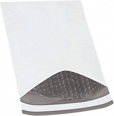 Made in USA - 12" Long x 7-1/4" Wide Peel-Off Self-Seal Padded Mailer - White - Apex Tool & Supply