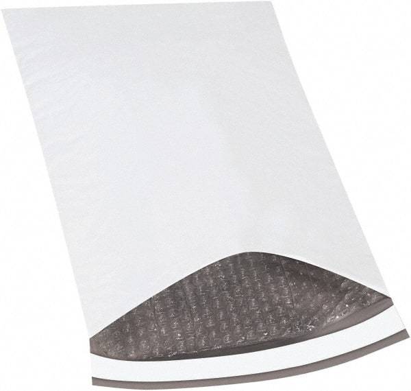 Made in USA - 16" Long x 10-1/2" Wide Peel-Off Self-Seal Padded Mailer - White - Apex Tool & Supply