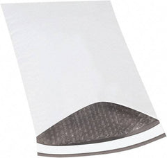 Made in USA - 16" Long x 10-1/2" Wide Peel-Off Self-Seal Padded Mailer - White - Apex Tool & Supply