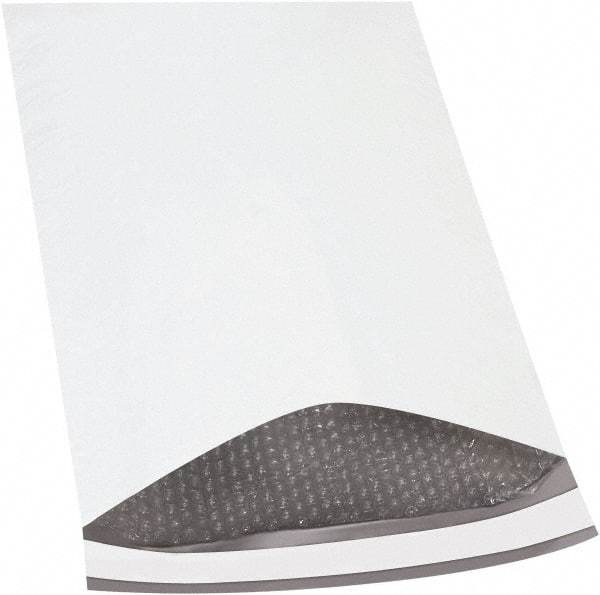 Made in USA - 20" Long x 14-1/4" Wide Peel-Off Self-Seal Padded Mailer - White - Apex Tool & Supply