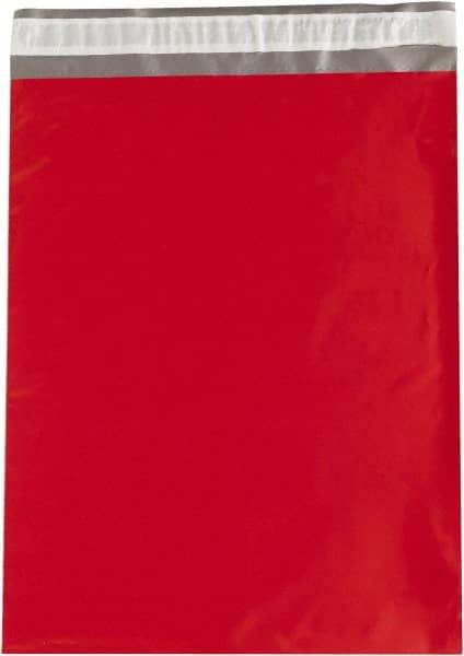 Value Collection - 15-1/2" Long x 12" Wide Peel-Off Self-Seal Courier Envelope - Red - Apex Tool & Supply