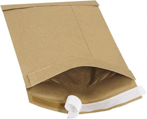 Made in USA - 12" Long x 7-1/4" Wide Peel-Off Self-Seal Padded Mailer - Kraft - Apex Tool & Supply