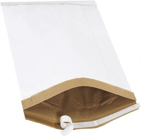 Made in USA - 20" Long x 14-1/4" Wide Peel-Off Self-Seal Padded Mailer - White - Apex Tool & Supply