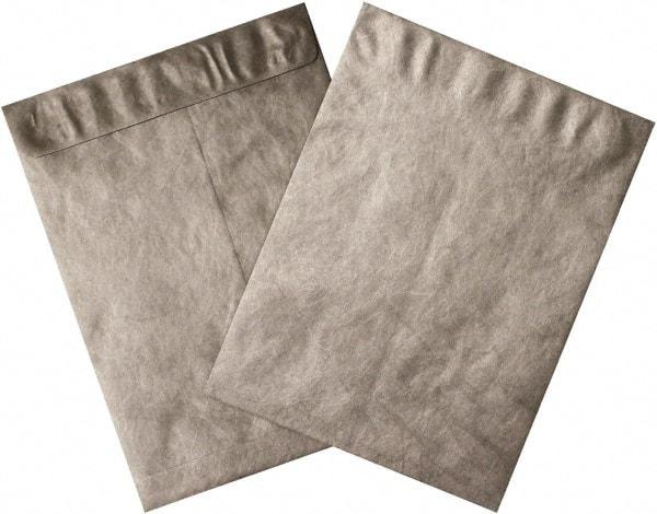 Dupont - 12" Long x 9" Wide Peel-Off Self-Seal Tyvek Flat Catalog Envelopes - Silver - Apex Tool & Supply