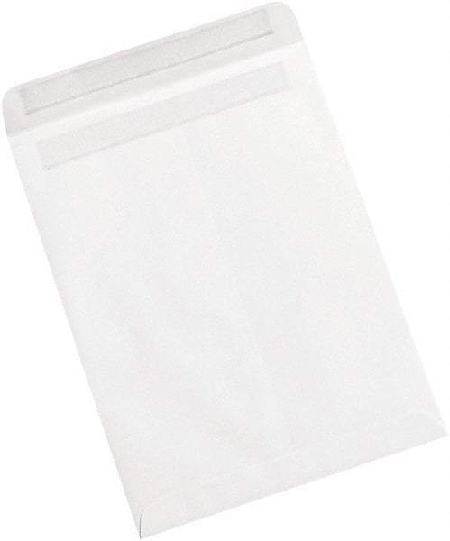 Made in USA - 12" Long x 9" Wide Self Seal White Catalog Envelope - White - Apex Tool & Supply