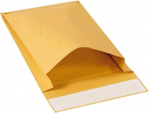 Made in USA - 12" Long x 9" Wide Peel-Off Self-Seal Natural Kraft Envelope - Kraft - Apex Tool & Supply
