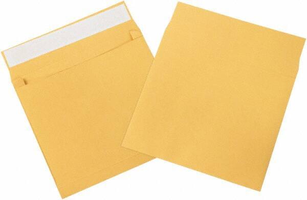 Made in USA - 13" Long x 10" Wide Peel-Off Self-Seal Natural Kraft Envelope - Kraft - Apex Tool & Supply