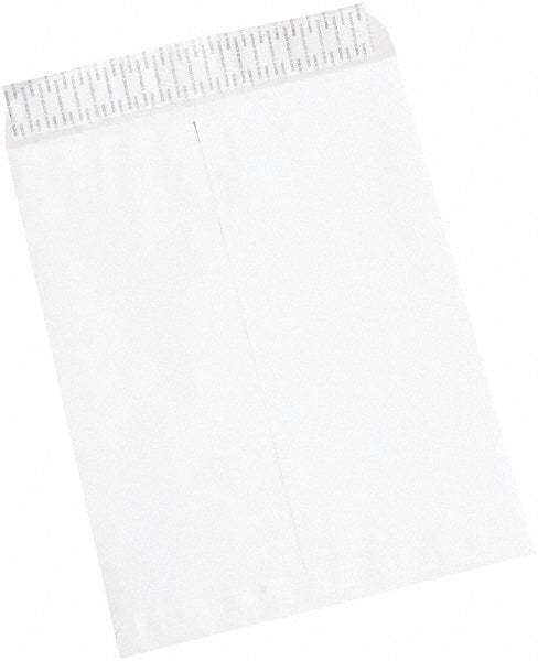 Made in USA - 15-1/2" Long x 12" Wide Peel-Off Self-Seal White Catalog Envelope - White - Apex Tool & Supply