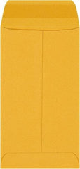 Made in USA - 6" Long x 3-3/8" Wide Gummed Flap Brown Kraft Envelope - Kraft - Apex Tool & Supply