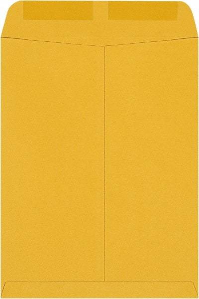 Made in USA - 12-1/2" Long x 9-1/2" Wide Gummed Flap Brown Kraft Envelope - Kraft - Apex Tool & Supply