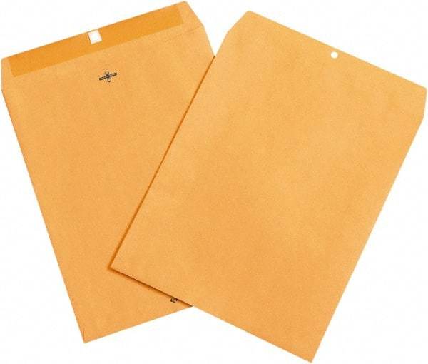 Made in USA - 14-1/2" Long x 11-1/2" Wide Clasp Envelope - Kraft - Apex Tool & Supply