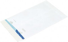 Made in USA - 15-1/2" Long x 12" Wide Peel-Off Self-Seal Flat Envelope - White - Apex Tool & Supply