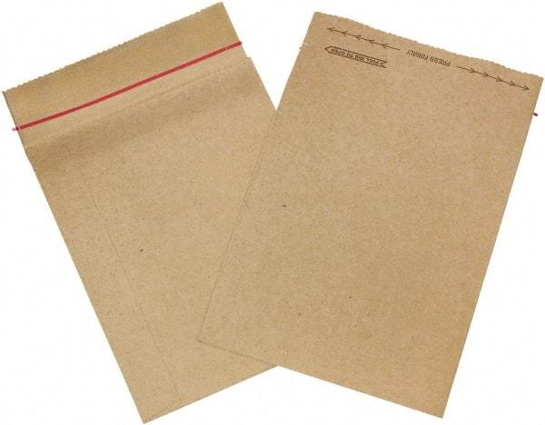 Made in USA - 10-1/2" Long x 8-1/2" Wide Self Seal Jiffy Rigi Bag Mailer - Kraft - Apex Tool & Supply