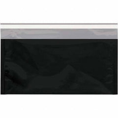 Value Collection - 10-1/4" Long x 6-1/4" Wide Peel-Off Self-Seal Metallic Mailer - Black - Apex Tool & Supply