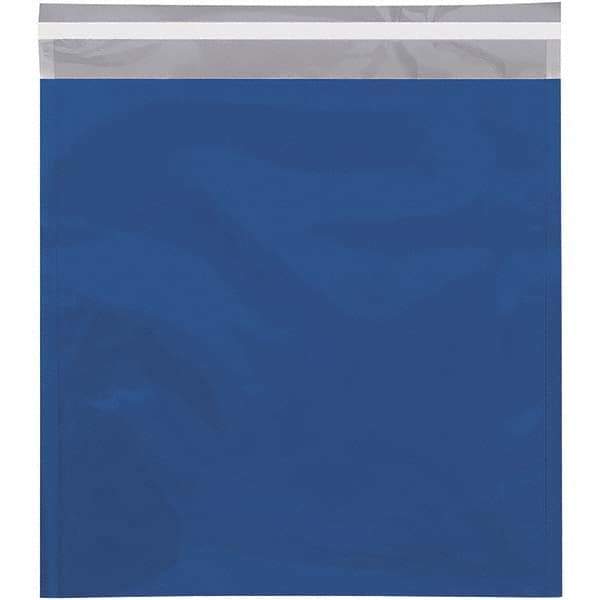 Value Collection - 13" Long x 10-3/4" Wide Peel-Off Self-Seal Metallic Mailer - Blue - Apex Tool & Supply