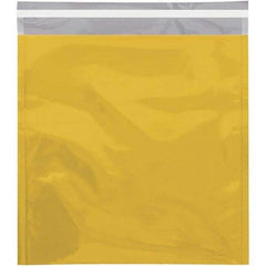 Value Collection - 13" Long x 10-3/4" Wide Peel-Off Self-Seal Metallic Mailer - Gold - Apex Tool & Supply