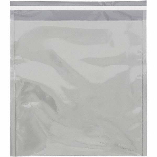 Value Collection - 13" Long x 10-3/4" Wide Peel-Off Self-Seal Metallic Mailer - Silver - Apex Tool & Supply