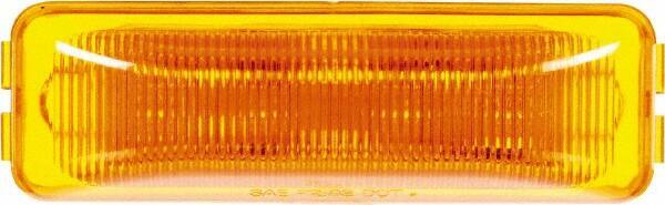 Truck-Lite - 4" Long, Yellow LED Marker Clearance - 12 Volts - Apex Tool & Supply