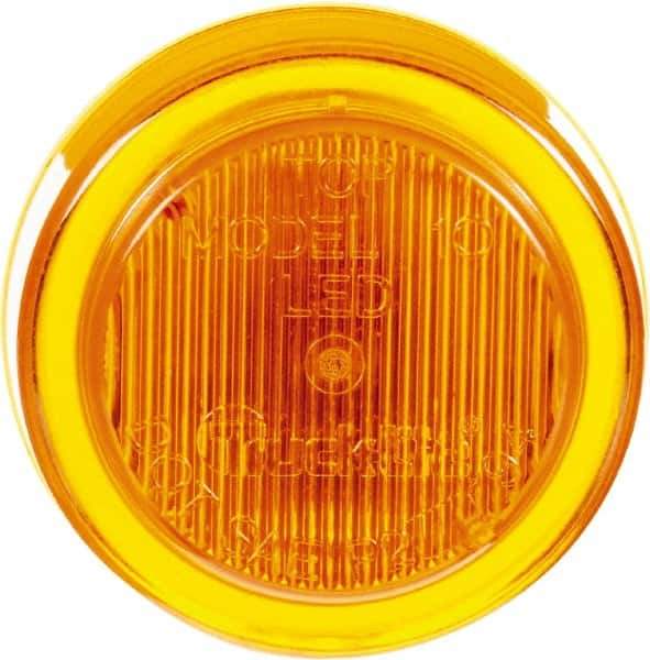 Truck-Lite - 2-1/2" Long, Yellow LED Marker Clearance - 12 Volts - Apex Tool & Supply