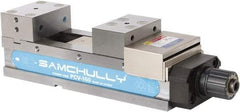 Samchully - 125mm Jaw Width, 230mm Jaw Opening Capacity, Horizontal Stationary Machine Vise - Manual Operation, 1 Station, 505mm Long x 48.3mm Deep, 50mm Jaw Height, Alloy Steel - Apex Tool & Supply