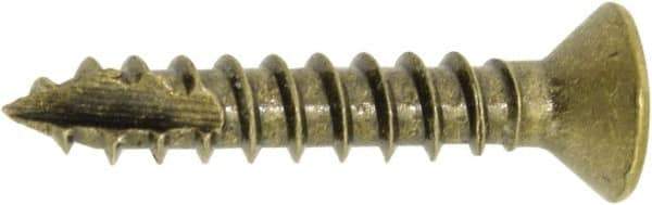 Hager - #9 Brass Hinge Screws - 1" Long - Apex Tool & Supply